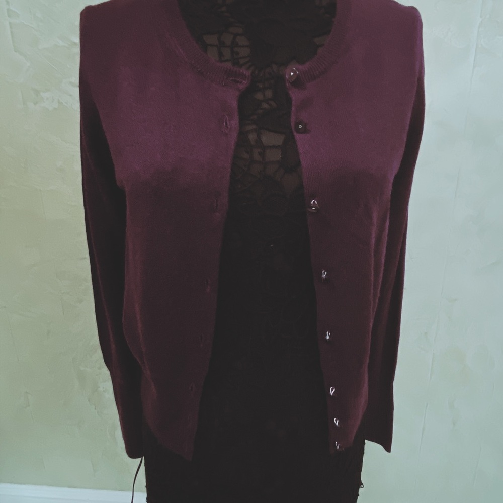 NWT Silk and Cashmere Cardigan